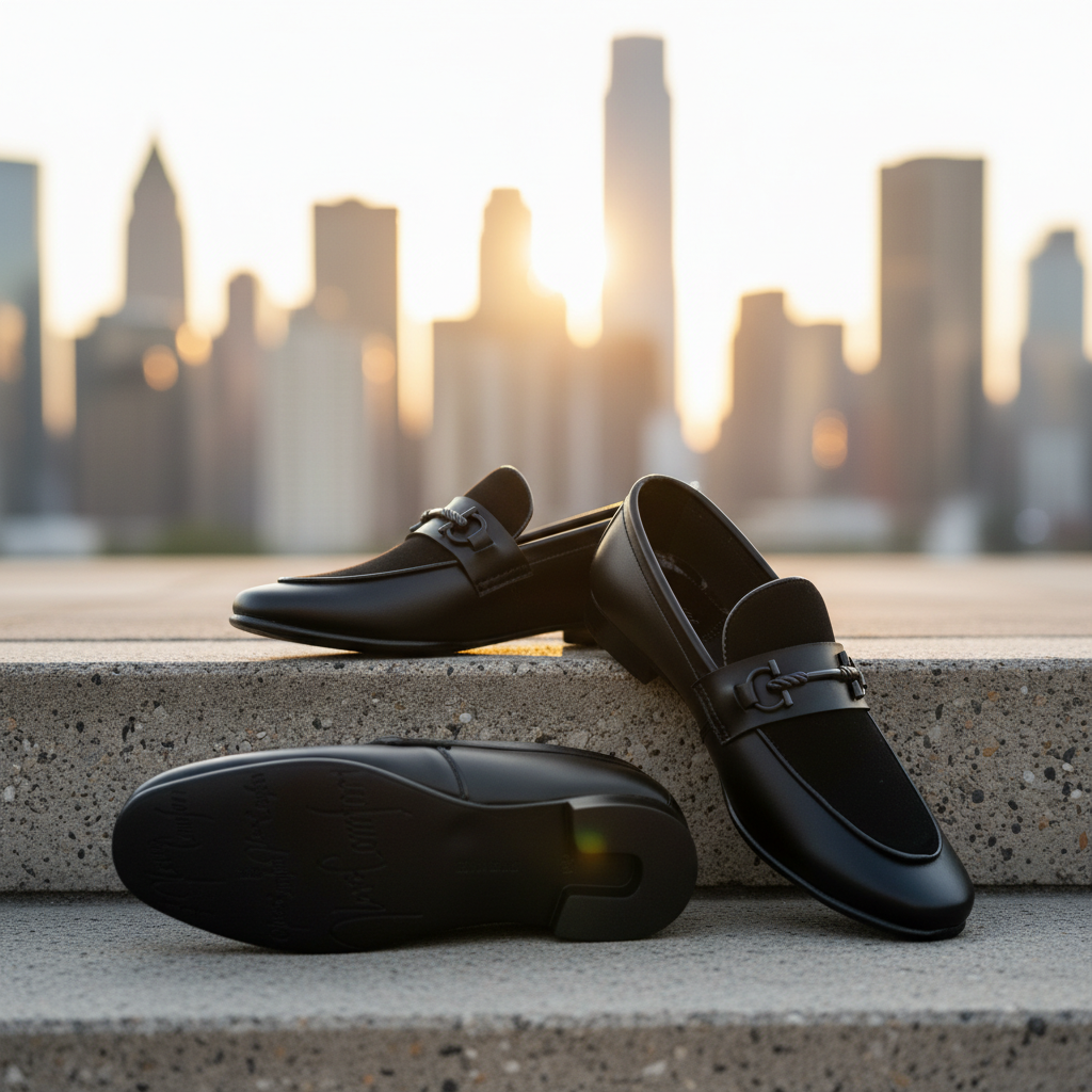 Black Suede Touch Premium Loafer