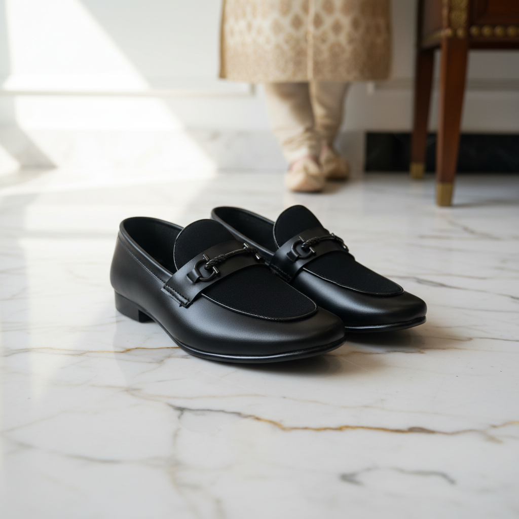 Black Suede Touch Premium Loafer
